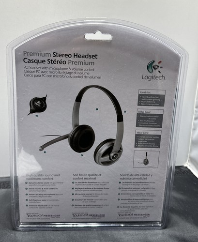 Auriculares LOGITECH NUEVOS con Micrófono Auriculares Control de Volumen Estéreo Premium (C-4) - Imagen 2 de 3