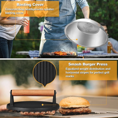 29Pcs Griddle Accessories Kit,Flat Top Grill Tools Gifts for Camp Chef,Hibachi E - Picture 3 of 12