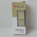 Pass & Seymour 15A 120/125V Decorator Two Single Pole Switches - Ivory