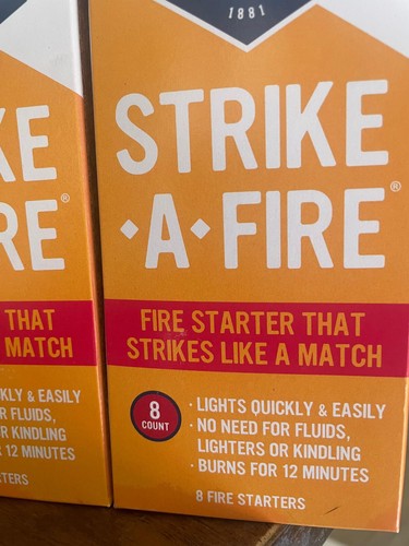 3 Diamond  Strike-A-Fire Indoor  Outdoor Strikes Like A Match Fire-starters - Picture 3 of 4