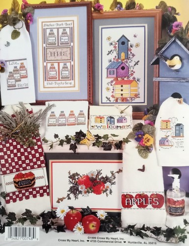 Cross My Heart Cross Stitch - Kitchen Stitchin' - Fifteen Designs. - Picture 2 of 3