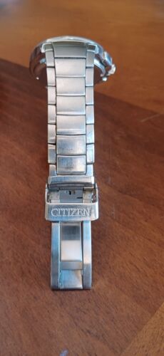 Citizen Skyhawk Eco Drive C650-Q02128 Chronograph Solar Battery GREAT CONDITION. - Picture 9 of 11