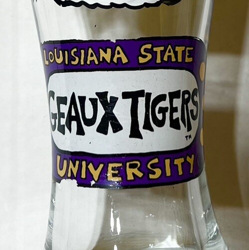 Louisiana State University  Pilsner Glass  LSU Geaux Tigers  16 oz Beer  9”x3.5” - Picture 6 of 11