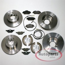 Bremsen Set Ø 292 mm + Ø 296 mm Beläge vorne hinten für BMW 3er [E90] 1er [E87]