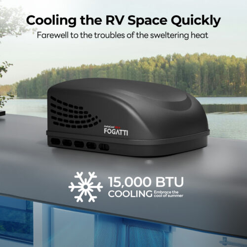 11K-15K BTU Cooling RV Air Conditioner Non-Ducted Rooftop AC Unit for RV 110V - Picture 22 of 33