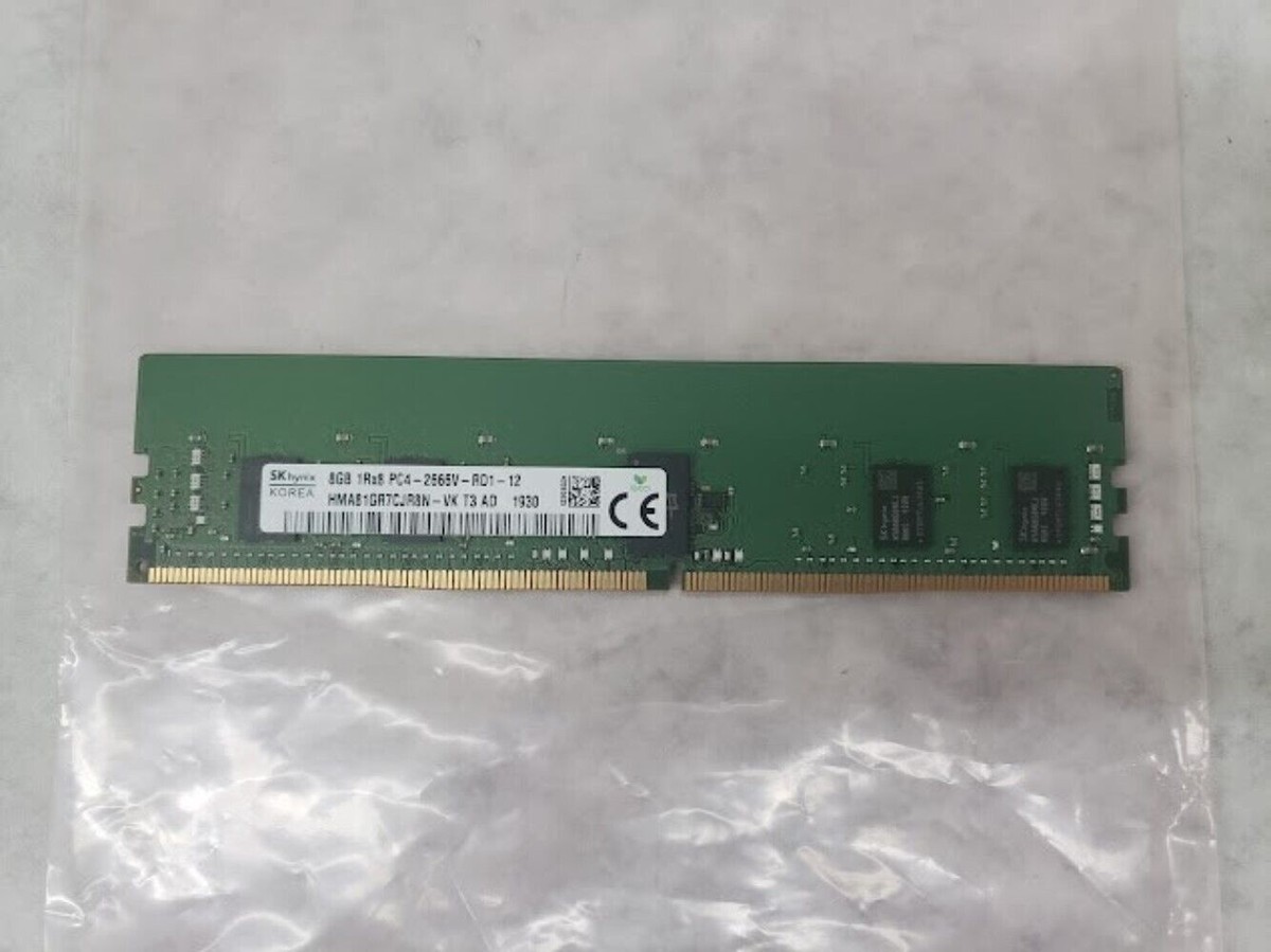 Hynix 8GB DDR4 RAM, HMA81GR7CJR8N-VK, PC4-2666V-RD1-12 | eBay Hynix 8GB DDR4 RAM, HMA81GR7CJR8N-VK, PC4-2666V-RD1-12 | eBay
