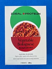 Ideal Protein Vegetable Bolognese - 7 Packets - EXP 2/28/27  FREE SHIP