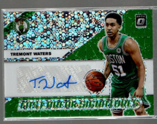 2019-20 Donruss Optic Fast Break Signatures #93 Tremont Waters Auto