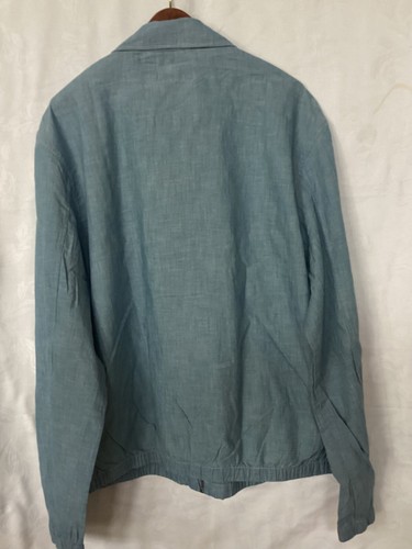 Polo by Ralph Lauren Men's Blue Chambray Bayport Jacket Size XXL-Authenic - Picture 7 of 7