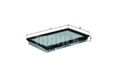 KNECHT LX 307 Luftfilter für FORD INFINITI ISUZU LDV MAZDA passend für NISSAN