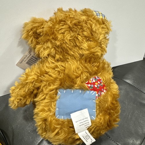 Hallmark Shoebox 2004 Patches 8" Teddy Bear Plush Stuffed Animal Giggles KA - Picture 3 of 3