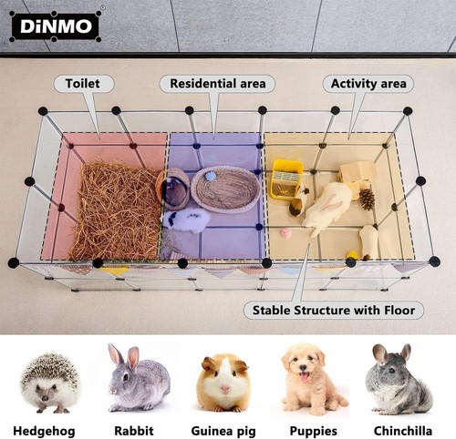 Upgraded 24-inch Small Animal Playpen - Large Space for Rabbits, Ferrets & More - Picture 5 of 10