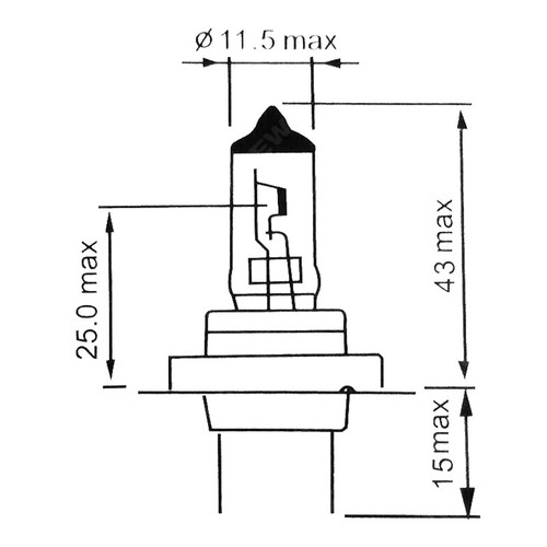 High Quality Super Bright Halogen Light Bulb Car Head Light Replacement Bulb - Afbeelding 3 van 11