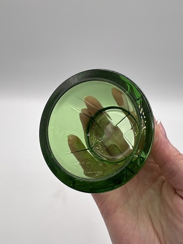 Kosta Boda Apple Green Votive Holder, Sweden - Picture 3 of 8
