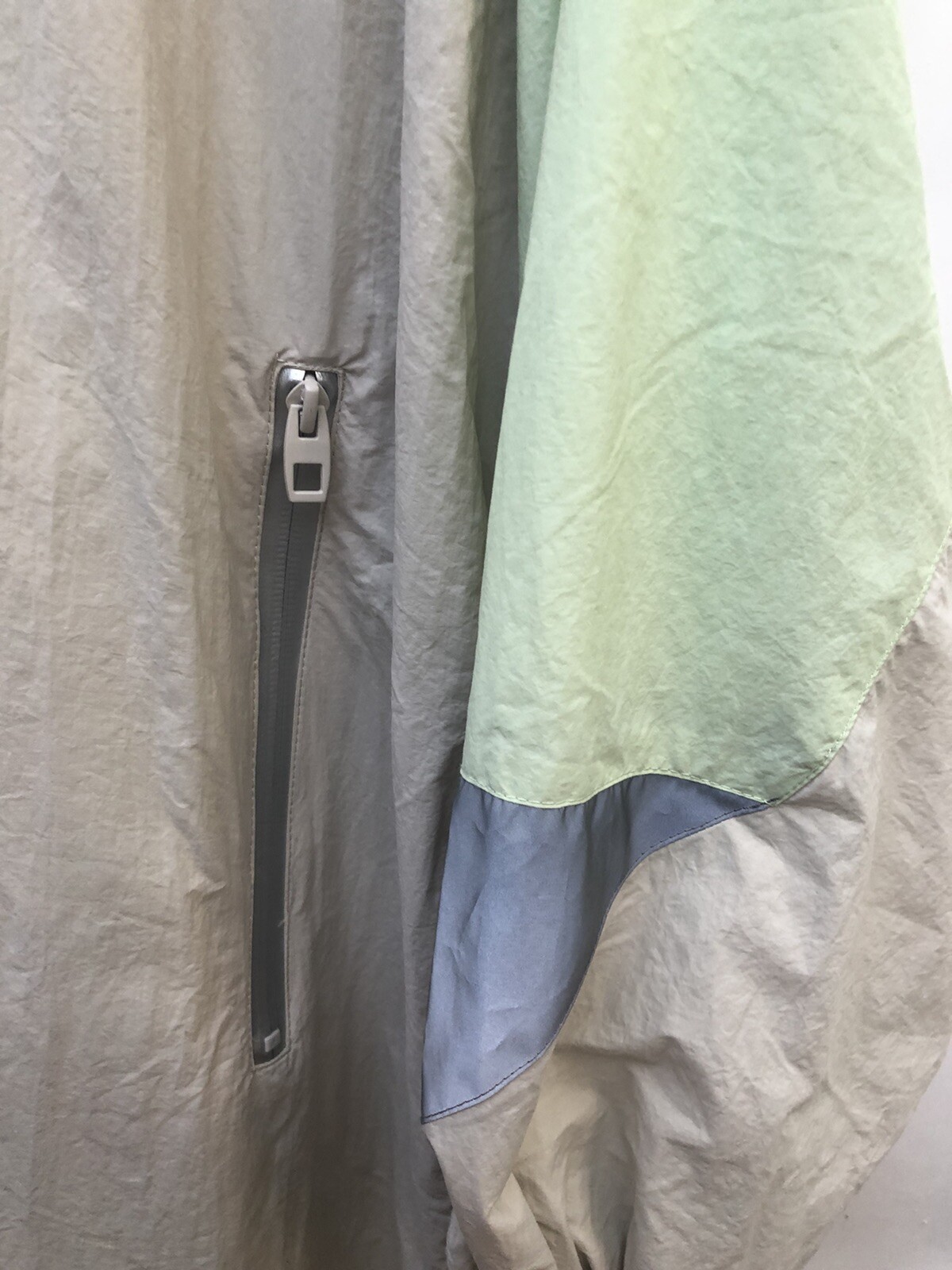 Details zu Zara Wasserabweisend Reflektierend Regenmantel Lang Größe S-M Versandhandel hergestellt in Japan