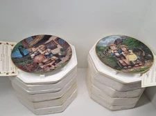 Lot of 10 M.J. Hummel Goebel Little Companions Danbury Mint Collectors Plates 8"