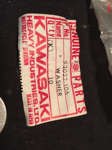 Kawasaki NOS 92022-106, H2 750 Turn Signal Stem Washer - Bild 4 von 12