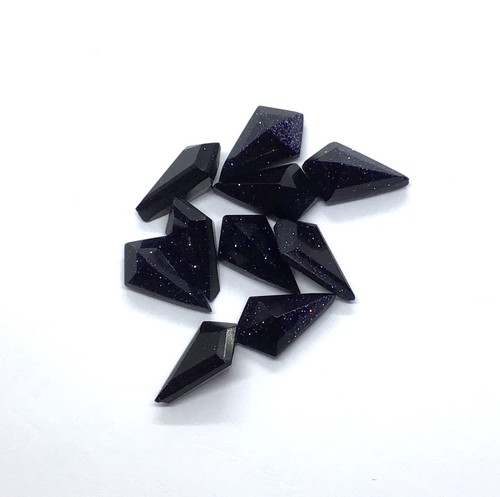 Kite Shape Cut Faceted Natural Blue Sunstone AAA Loose Gemstone For Jewelry - Picture 18 of 23