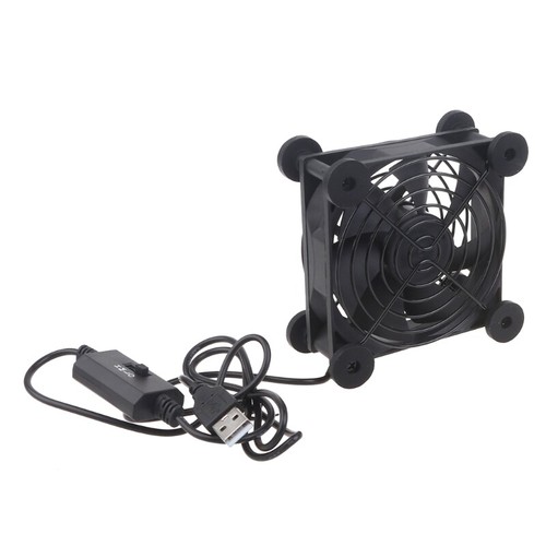 5V USB Powered PC Router Fans High Airflows Quiet Cooling Fan for Computer Case - Picture 3 of 10