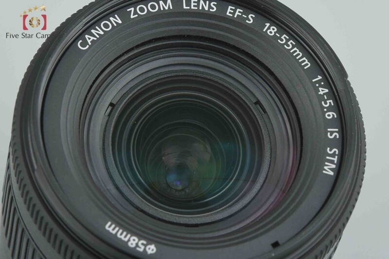 Near Mint!! Canon EF-S 18-55mm f/4-5.6 IS STM | eBay