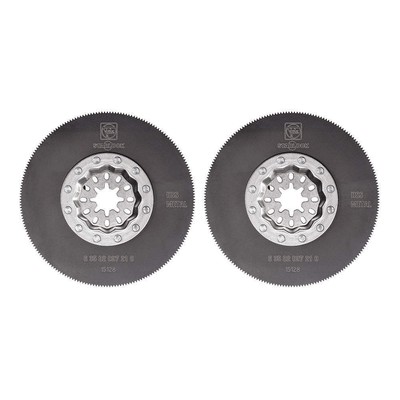 FEIN 63502097220 Oscillating Round Saw Blades,3-3/8In,PK2 48ZA81