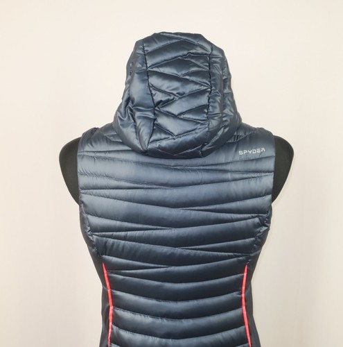 SPYDER WOMENS DOWN FEATHER VEST GILET BODYWARMER size M - Picture 5 of 10
