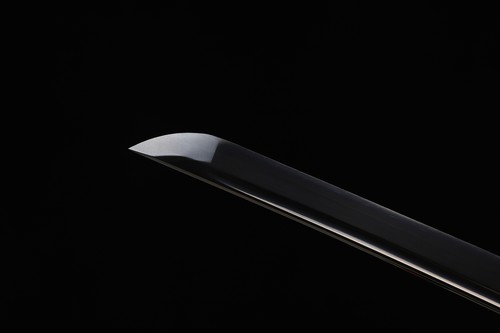 Japanese Samurai Katana Sword Razor Sharp 9260 Spring Steel Full Tang All Black - Picture 9 of 12