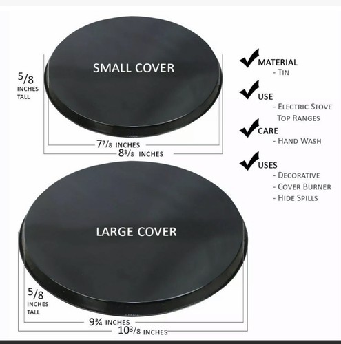 electric stove burner bibs