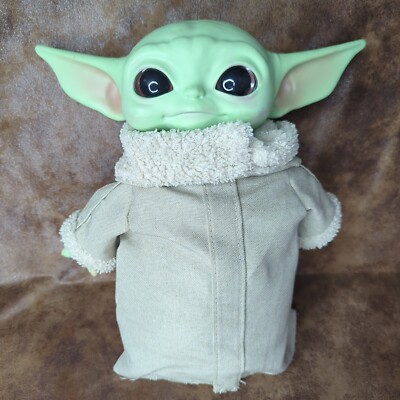 Star Wars Mandalorian The Child 11'' Plush Baby Yoda Grogu Doll Mattel