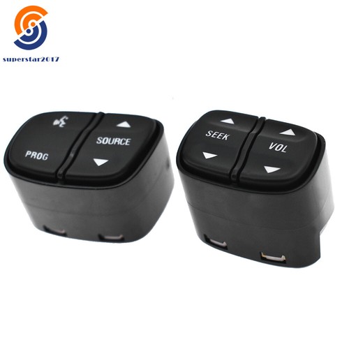 Botones de interruptor de control del volante 4 piezas para Chevrolet GMC 2003-2006 21997738 - Imagen 4 de 7