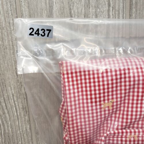 Brooks Brothers Hemd Herren Small Regent Fit Gingham rot bestickt goldener Hund - Bild 12 von 12