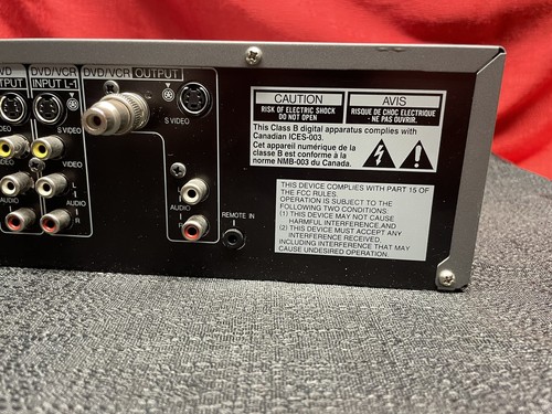 JVC SR-MV45U Professional Series DVD/S-VHS Recorder Dual Deck (Has VHS Problems) - Picture 12 of 16