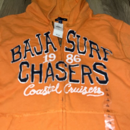 Gap Kids L(10) New w/tags Orange Zip Baja Surf 1986 Chasers Sweatshirt & Hanes T - Picture 3 of 6