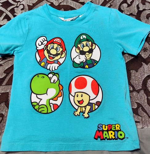 Kids **Gently Used** Super Mario Tshirt Sz 2-4yrs - Picture 1 of 6