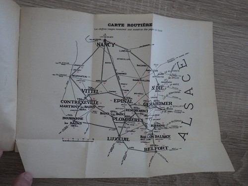 guide De NANCY par les VOSGES Touristiques et Thermales à BELFORT (1929) Cartes - Picture 4 of 6