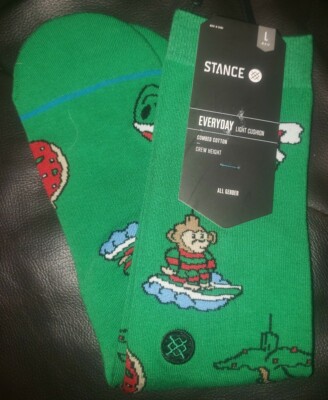 Stance Classic Xmas Ornaments Crew Green Socks U545D19XMA