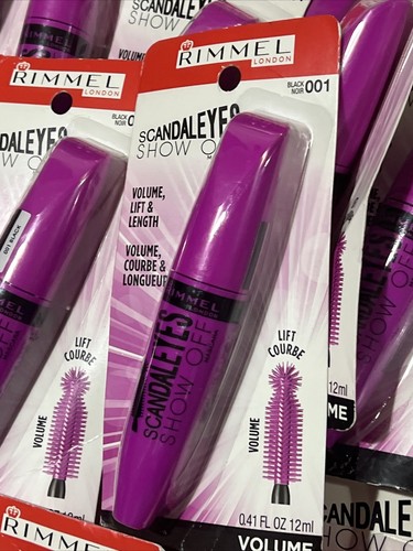 RIMMEL SCANDALEYES Show Off Mascara (Black 001) 0.41fl.oz./12ml New!! - Picture 2 of 3