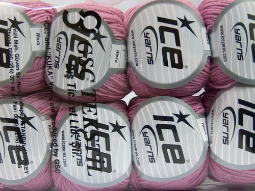 8-Skein Lot Alara Yarn light cotton 8x50g/140m Light Orchid - Picture 4 of 4