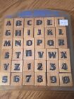 RubberStamps For Crafting Cards/Scrapbooking Alphabet Themed And Numbers With.