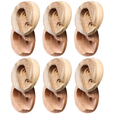 6 paires de supports dextrémité de poteau support de placard robuste tige à usine vêtements en bois