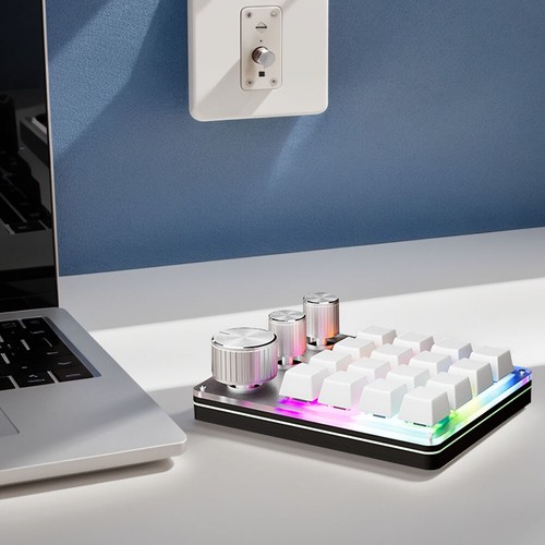 16 Keys 3 Knobs Programmable Macro Pad Wired/Bluetooth-Compatible/2.4G Receiver - Bild 18 von 18