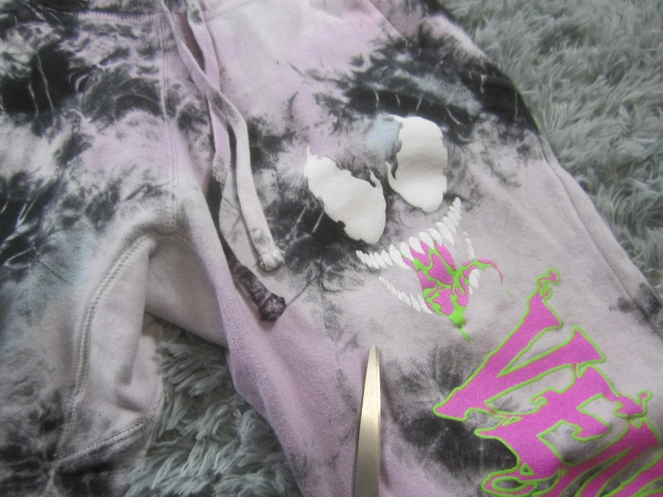 Pantalones deportivos Venom adultos medianos tie dye Marvel Comics joggers con bolsillos cordón Foto 3 de 4