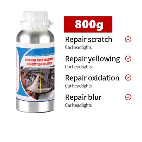 800g Headlights Repair Kits Liquid Polymer Chemical Polish Repair Renovation - Bild 6 von 12