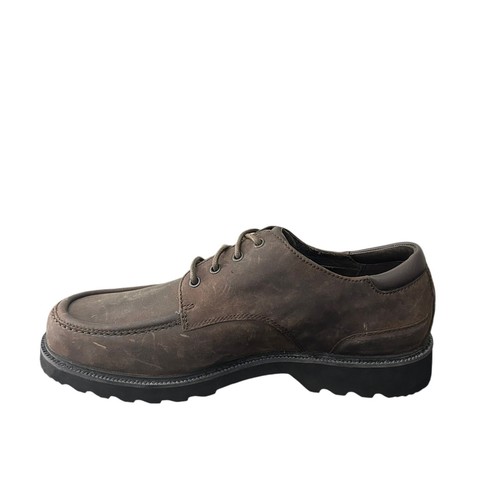 Rockport Waterproof Herren APM21614 Hydro-Shield Braun Leder Schuhe Größe 10W - Bild 10 von 14