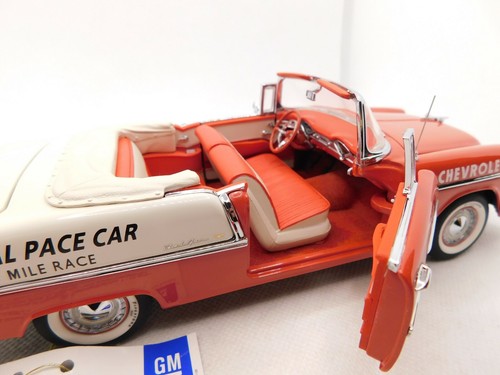 FRANKLIN MINT * CHEVROLET BEL AIR CONVERTIBLE * INDY PACE CAR 1955 * 1:24 * OVP - Bild 5 von 12