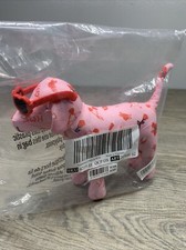 VICTORIA'S SECRET *PINK MINI DOG* VALENTINE'S DAY HEART GLASS LIMITED* New