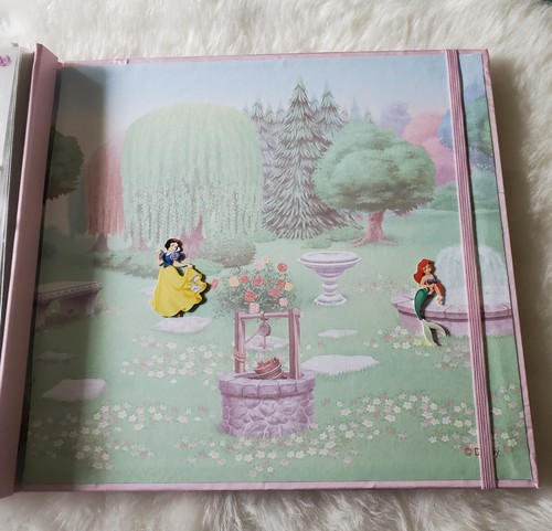 Princess Pink satin scrapbook 12 x 12 album dimensional Disney 3D stickers Cute! - Picture 12 of 12