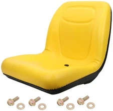AM144591 High Back Yellow Seat Fits John Deere GX70 GX75 GX95 SRX95 SRX75