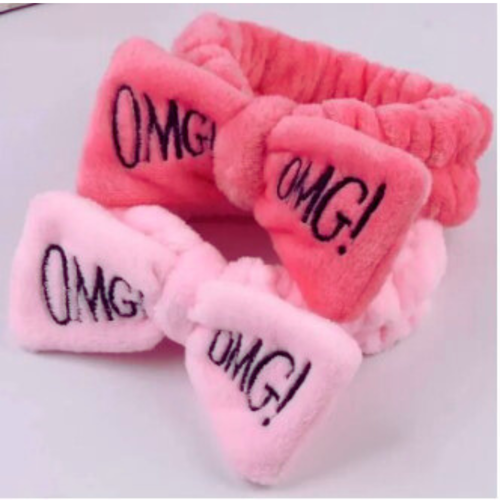 Soft Fleece Fluffy Elastic Headband Makeup Cosmetic Facial Shower Spa Hair Band - Picture 2 of 23