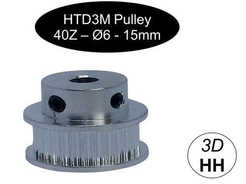 15mm HTD3M Zahnrad Pulley Ritzel Scheibe ver. Zähne und ver. Ø SOFORTVERSAND - Photo 12/31